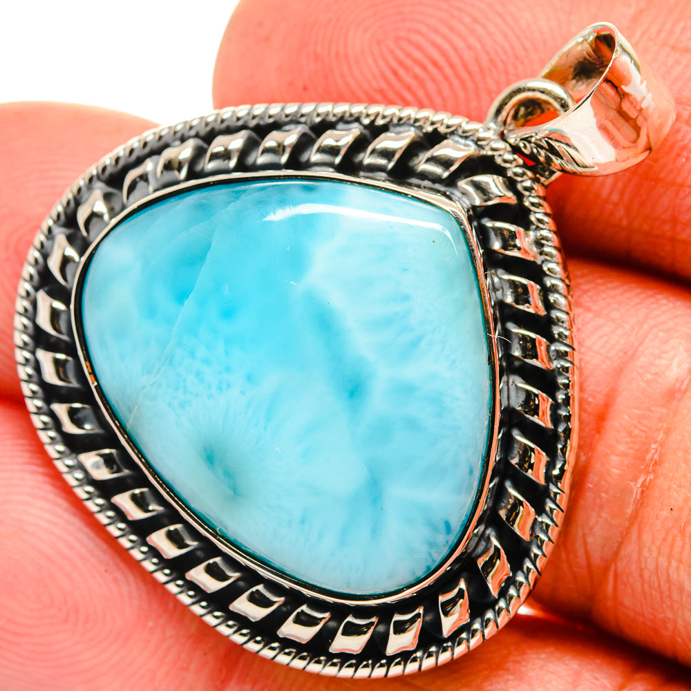 Larimar Pendants handcrafted by Anasilvercos - PD25997