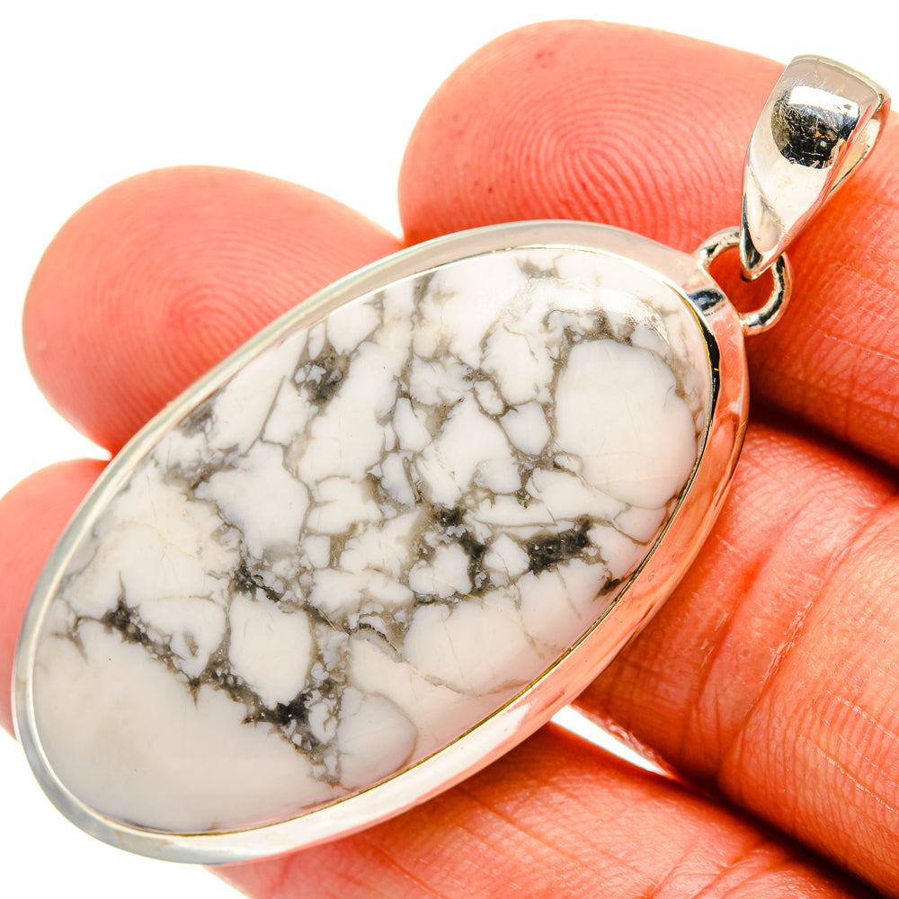 Howlite Pendants handcrafted by Anasilvercos - PD26003