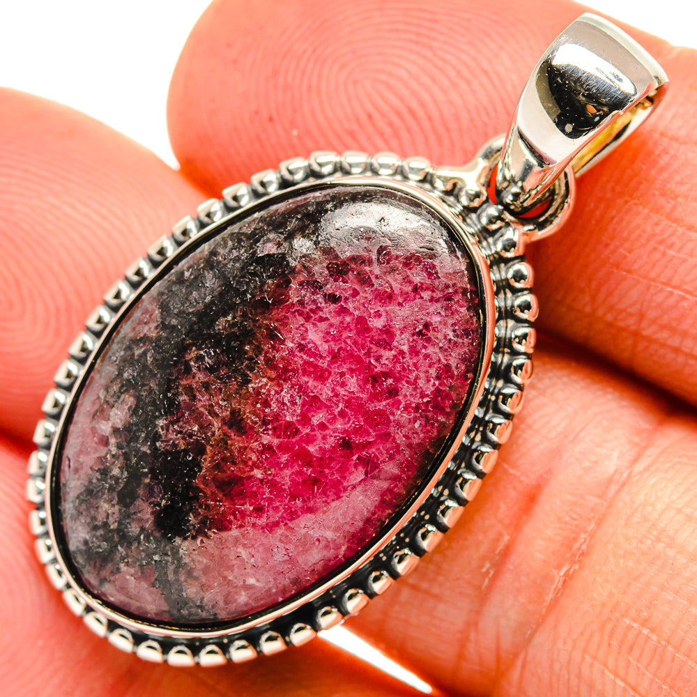 Rhodonite Pendants handcrafted by Anasilvercos - PD26010