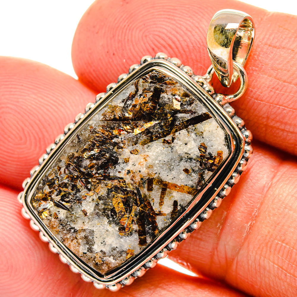 Astrophyllite Pendants handcrafted by Anasilvercos - PD26011