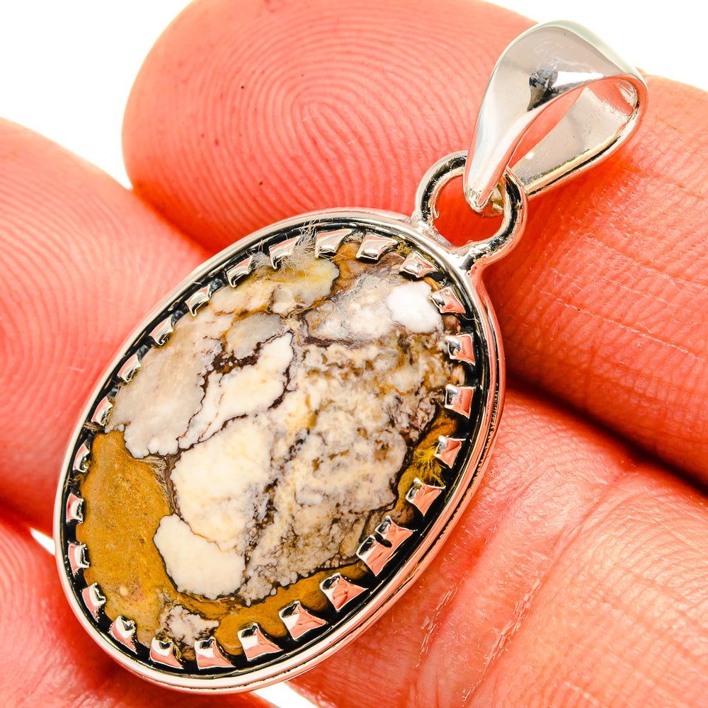 Wild Horse Jasper Pendants handcrafted by Anasilvercos - PD26026