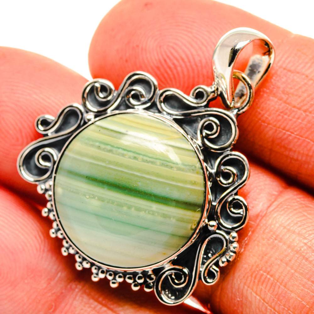 Ocean Jasper Pendants handcrafted by Anasilvercos - PD26030