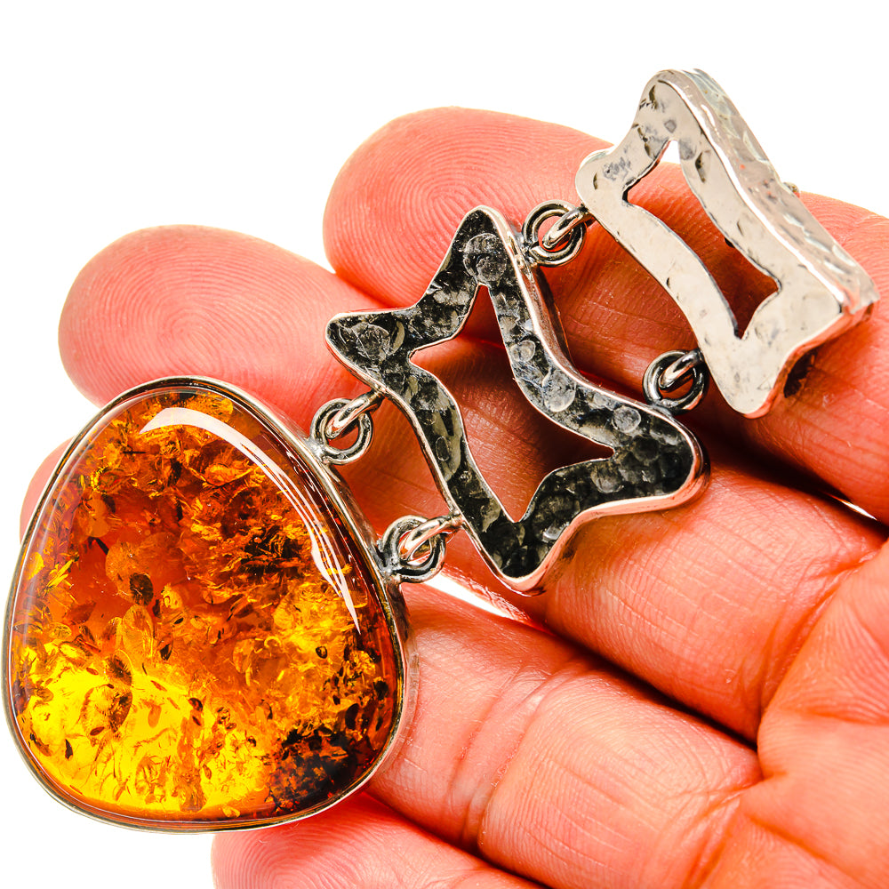 Baltic Amber Pendants handcrafted by Anasilvercos - PD26036