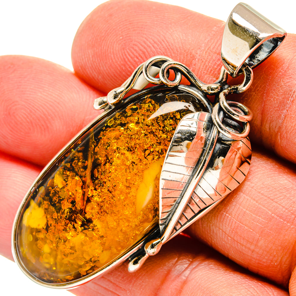 Baltic Amber Pendants handcrafted by Anasilvercos - PD26053
