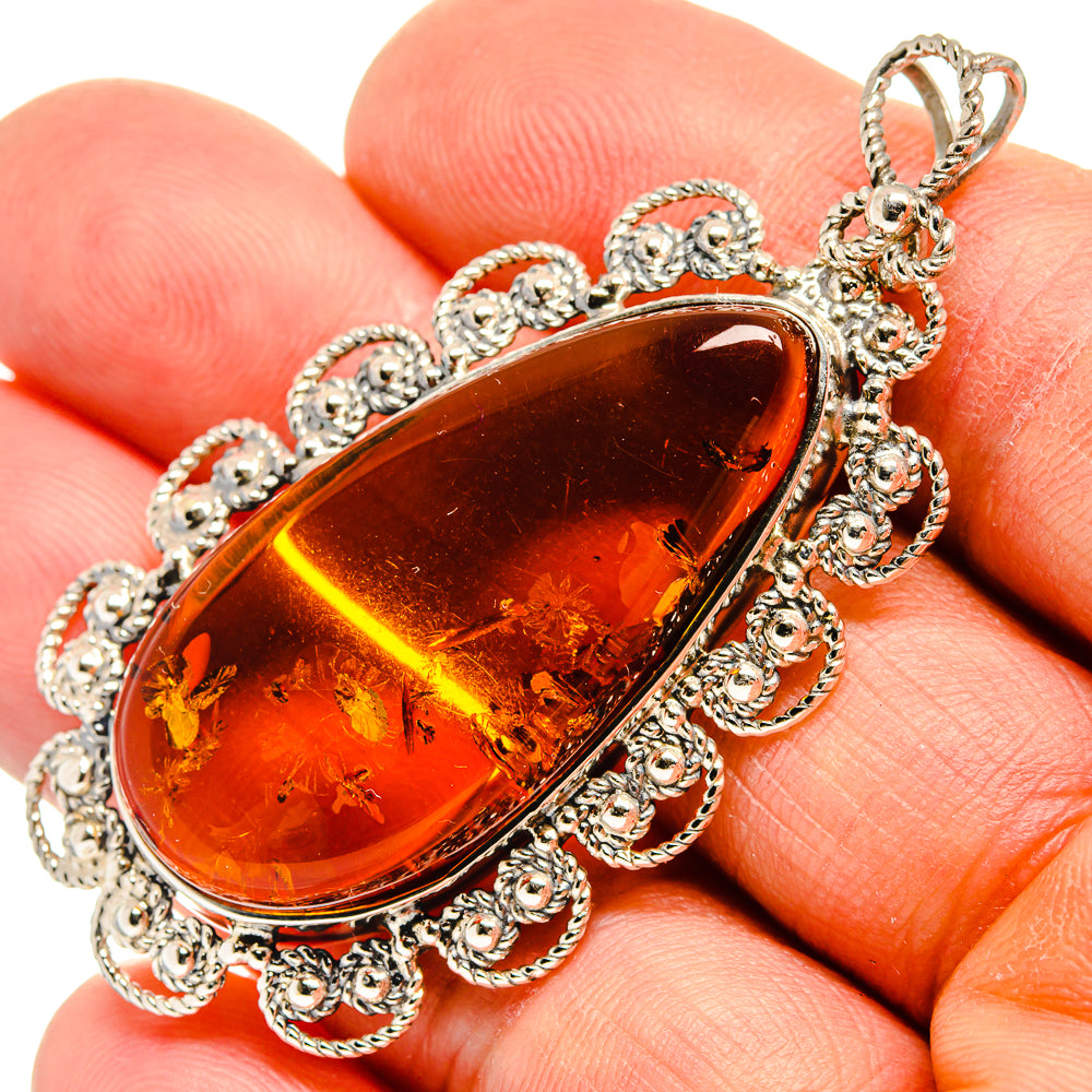 Baltic Amber Pendants handcrafted by Anasilvercos - PD26055