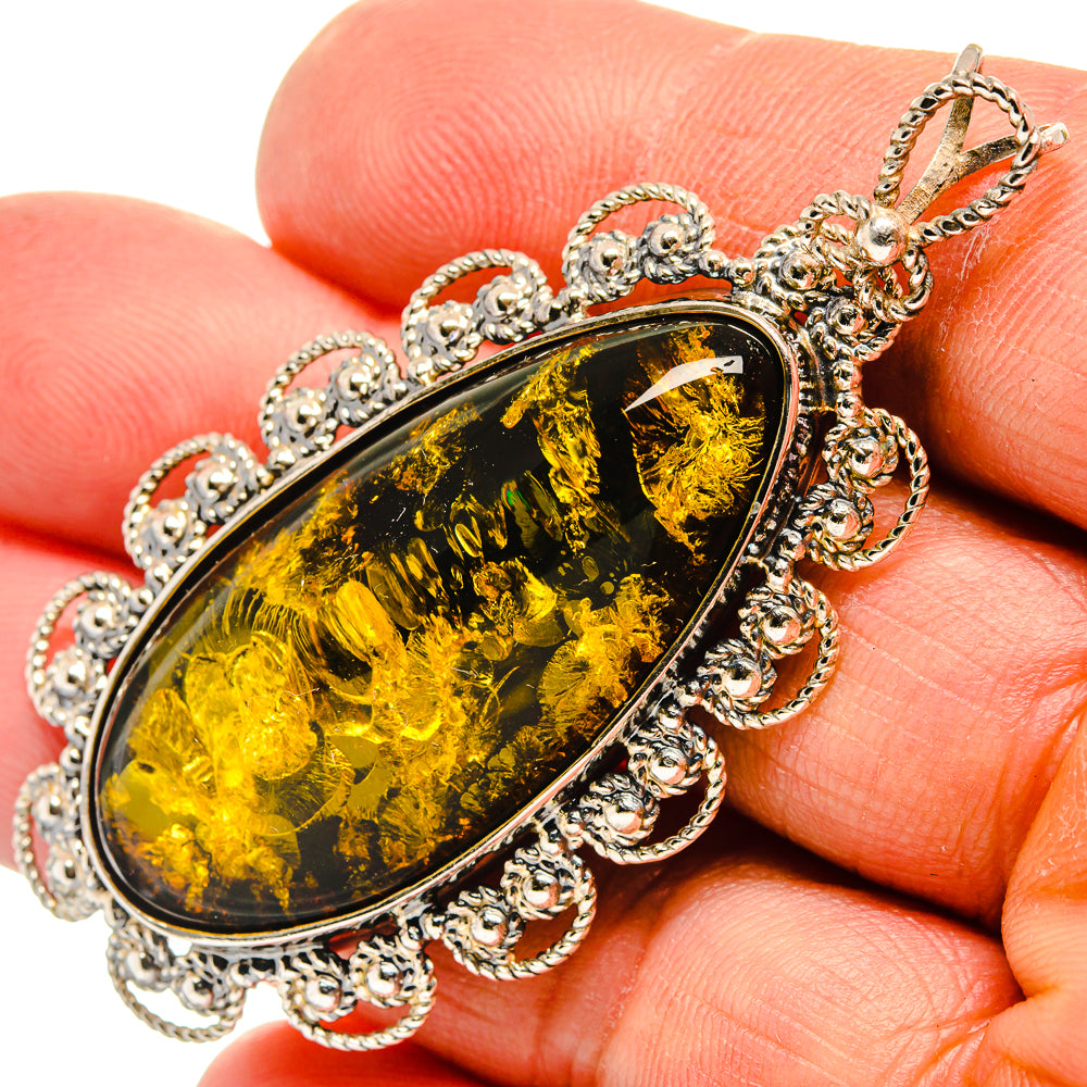 Baltic Amber Pendants handcrafted by Anasilvercos - PD26057