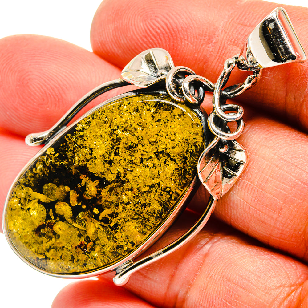 Baltic Amber Pendants handcrafted by Anasilvercos - PD26058
