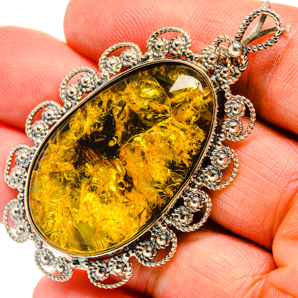 Baltic Amber Pendants handcrafted by Anasilvercos - PD26060