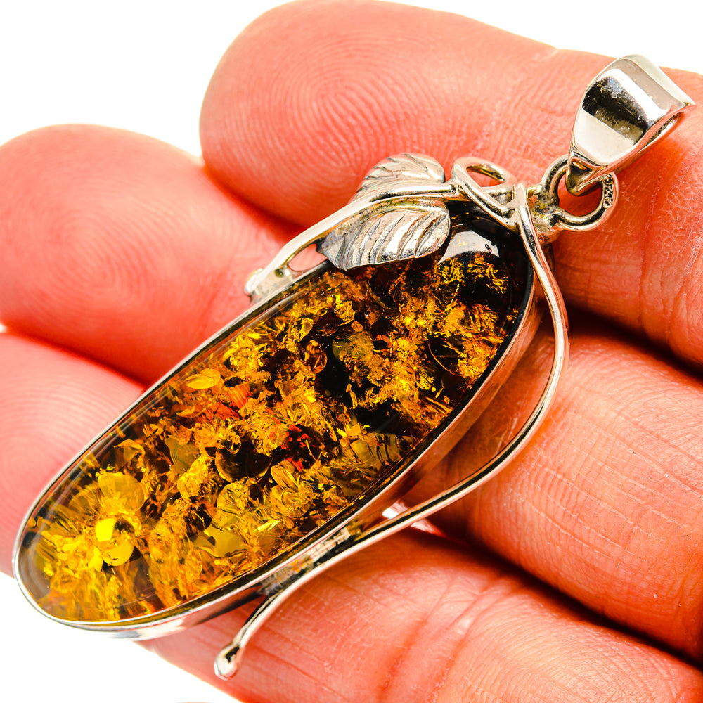 Baltic Amber Pendants handcrafted by Anasilvercos - PD26068