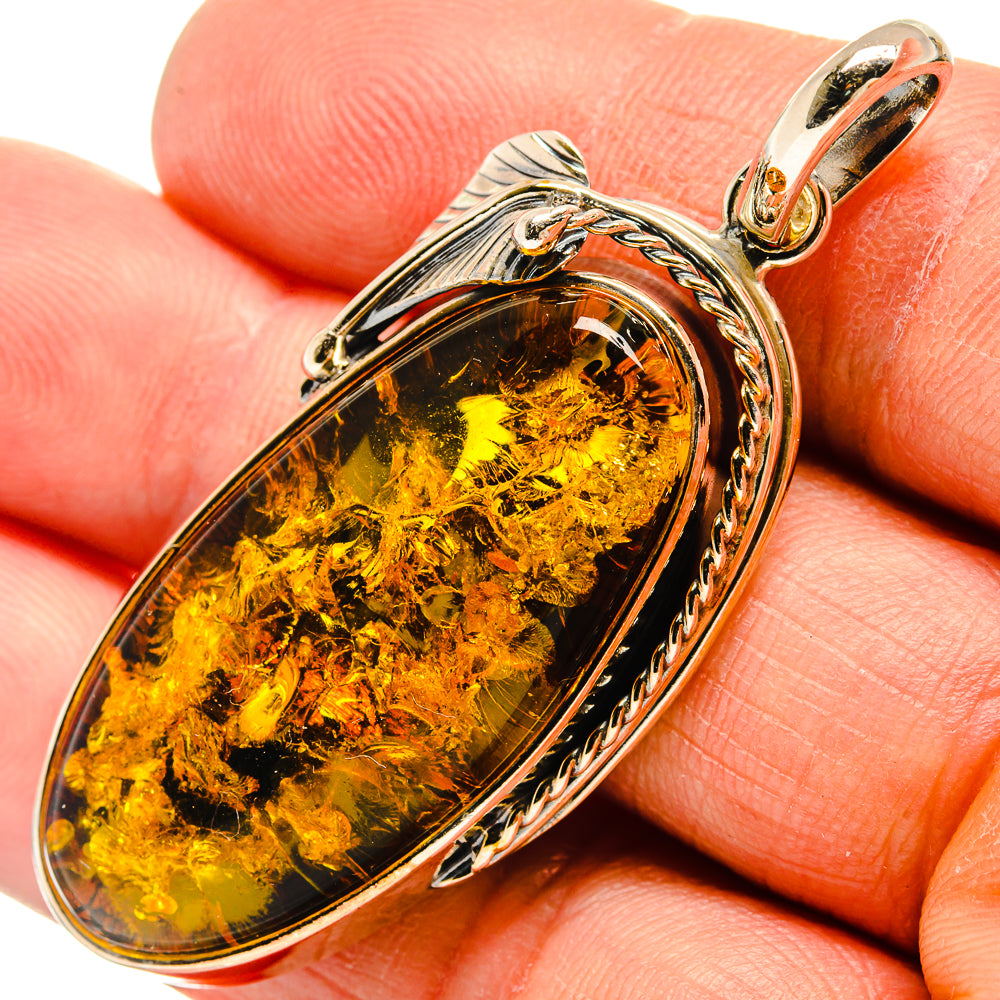 Baltic Amber Pendants handcrafted by Anasilvercos - PD26069