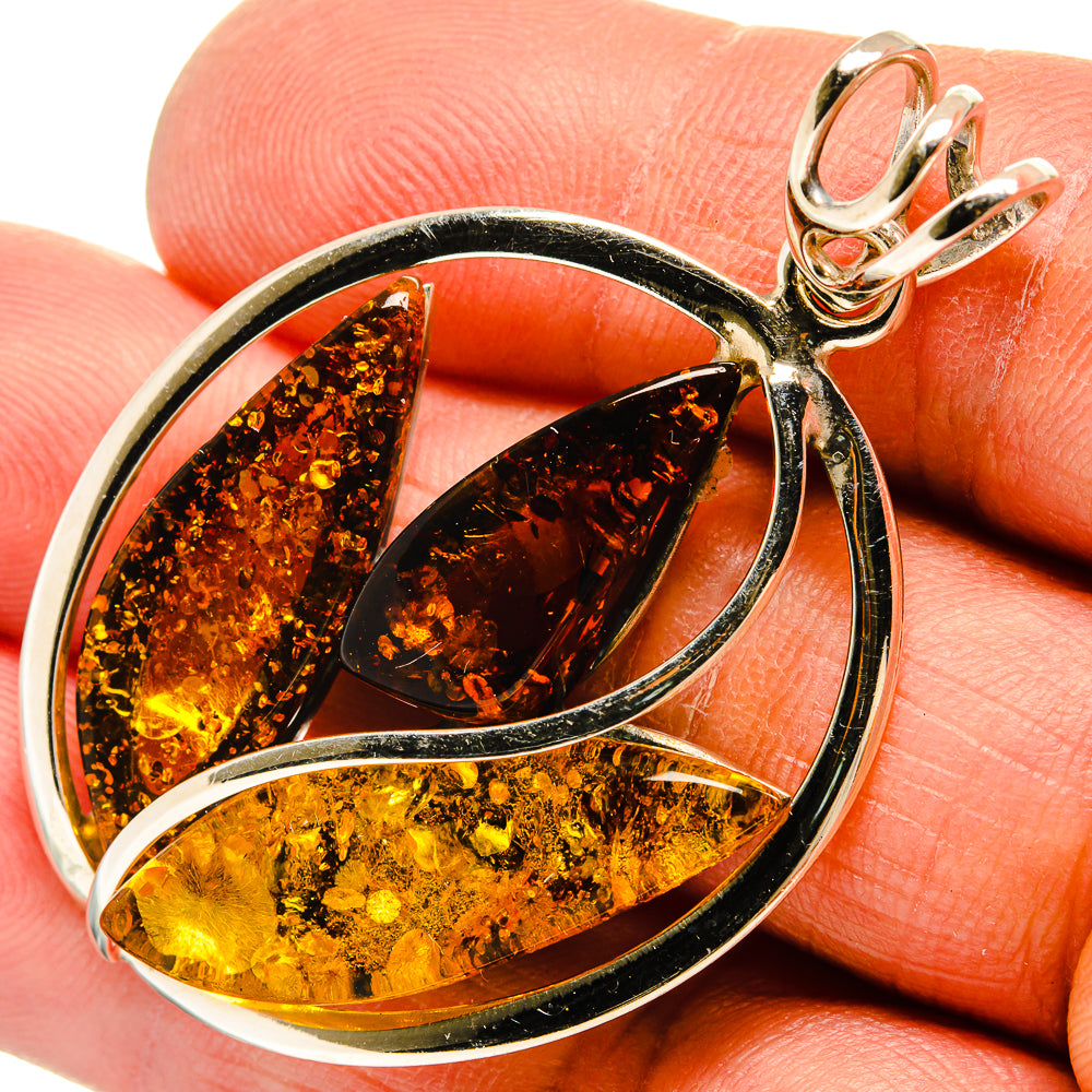 Baltic Amber Pendants handcrafted by Anasilvercos - PD26071