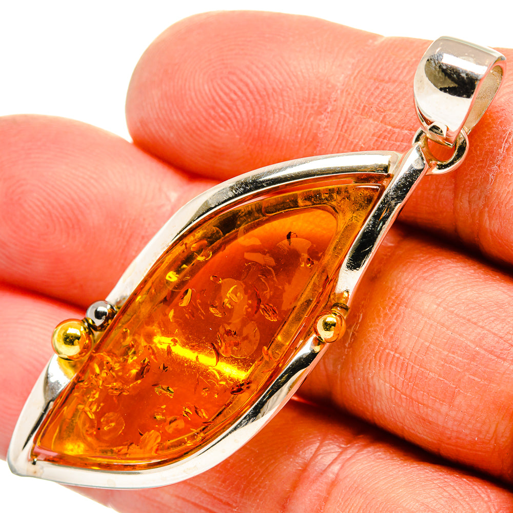 Baltic Amber Pendants handcrafted by Anasilvercos - PD26075