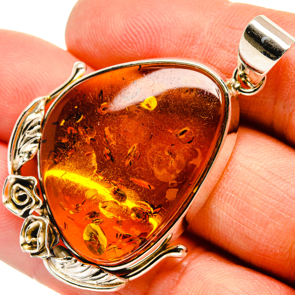 Baltic Amber Pendants handcrafted by Anasilvercos - PD26076