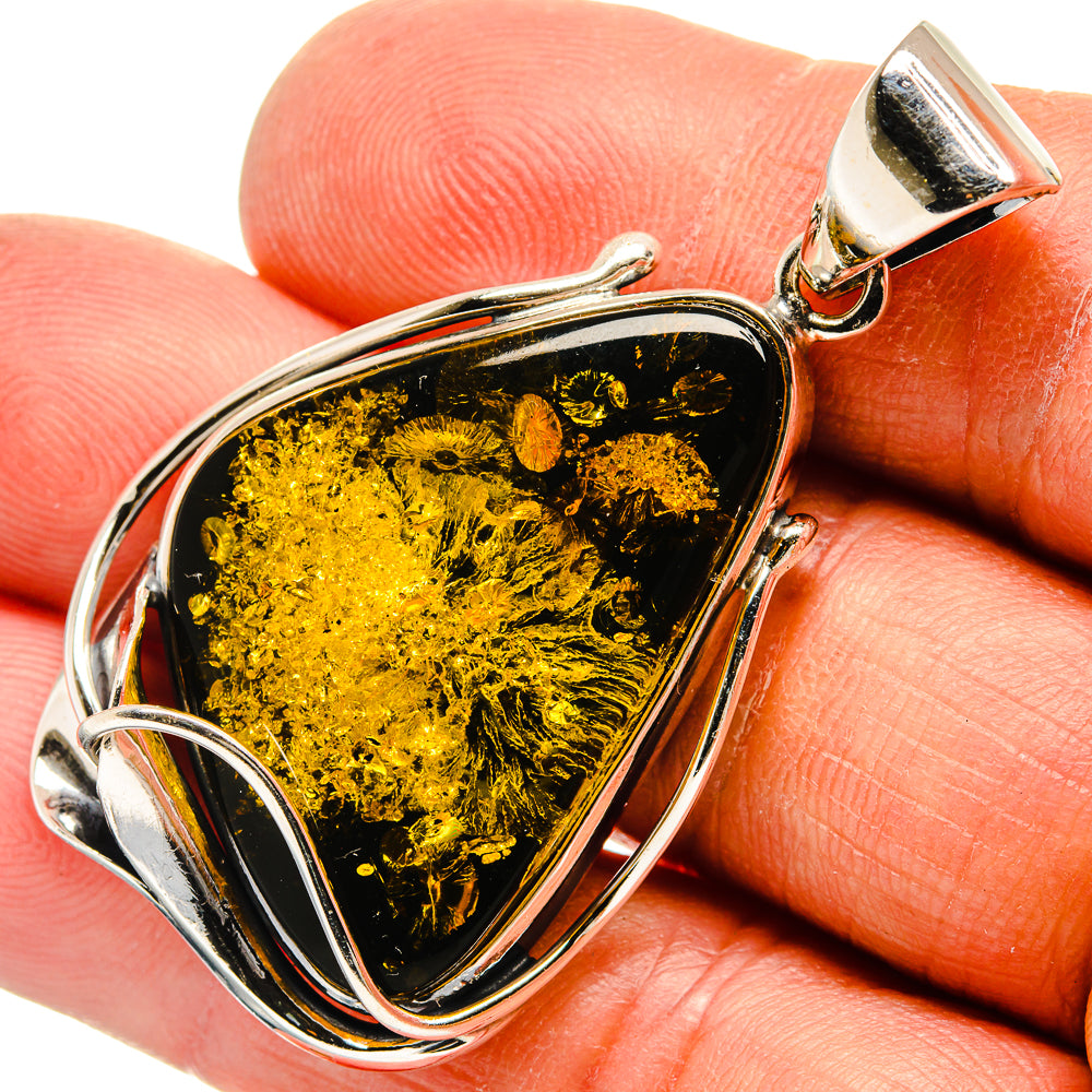 Baltic Amber Pendants handcrafted by Anasilvercos - PD26077