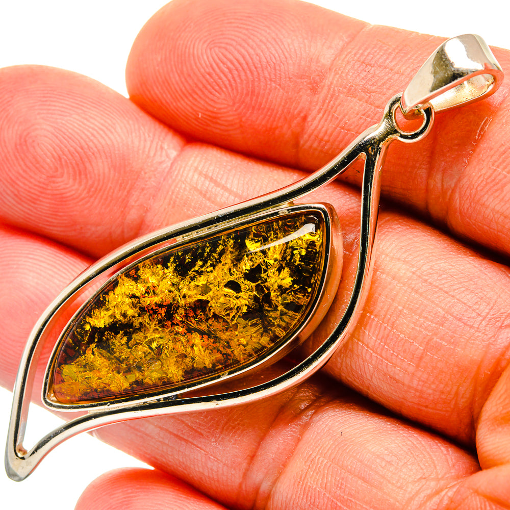Baltic Amber Pendants handcrafted by Anasilvercos - PD26080