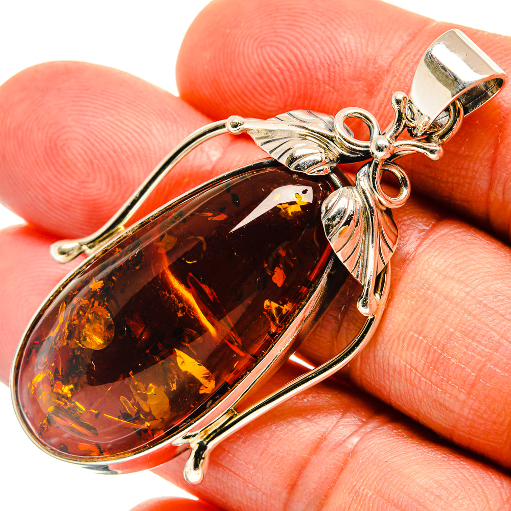 Baltic Amber Pendants handcrafted by Anasilvercos - PD26082