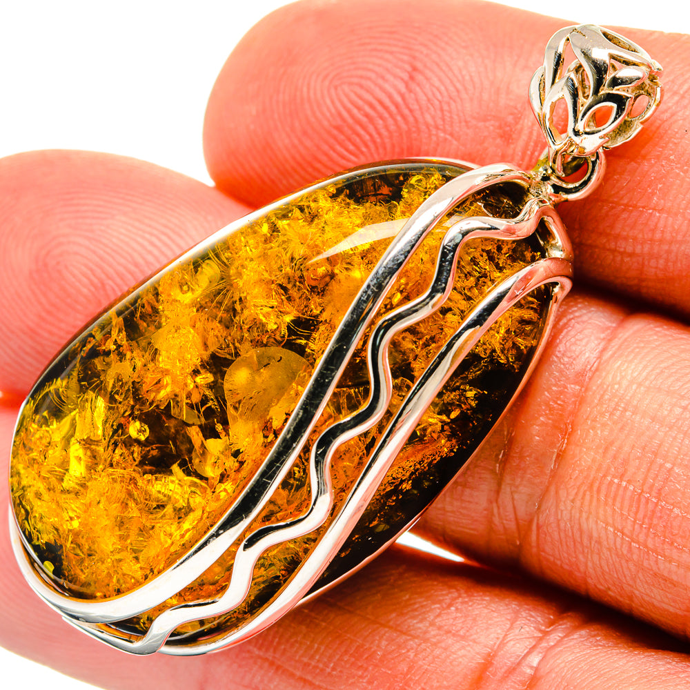 Baltic Amber Pendants handcrafted by Anasilvercos - PD26085