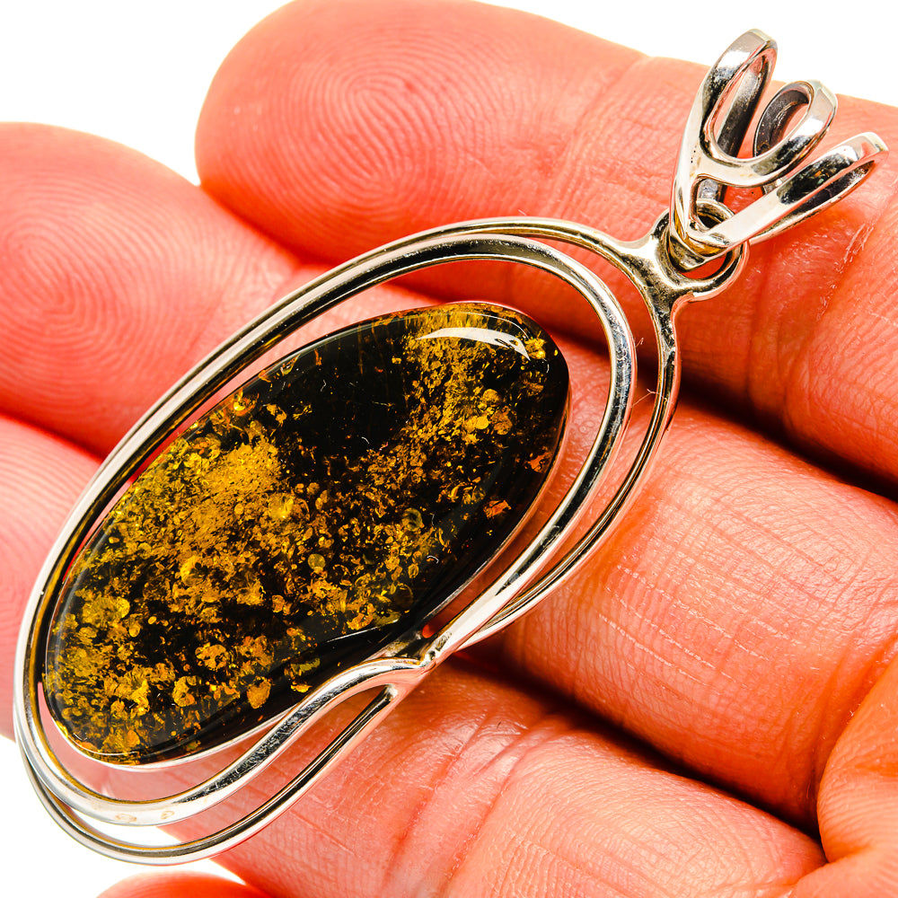 Baltic Amber Pendants handcrafted by Anasilvercos - PD26087