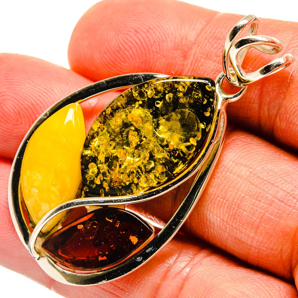 Baltic Amber Pendants handcrafted by Anasilvercos - PD26088