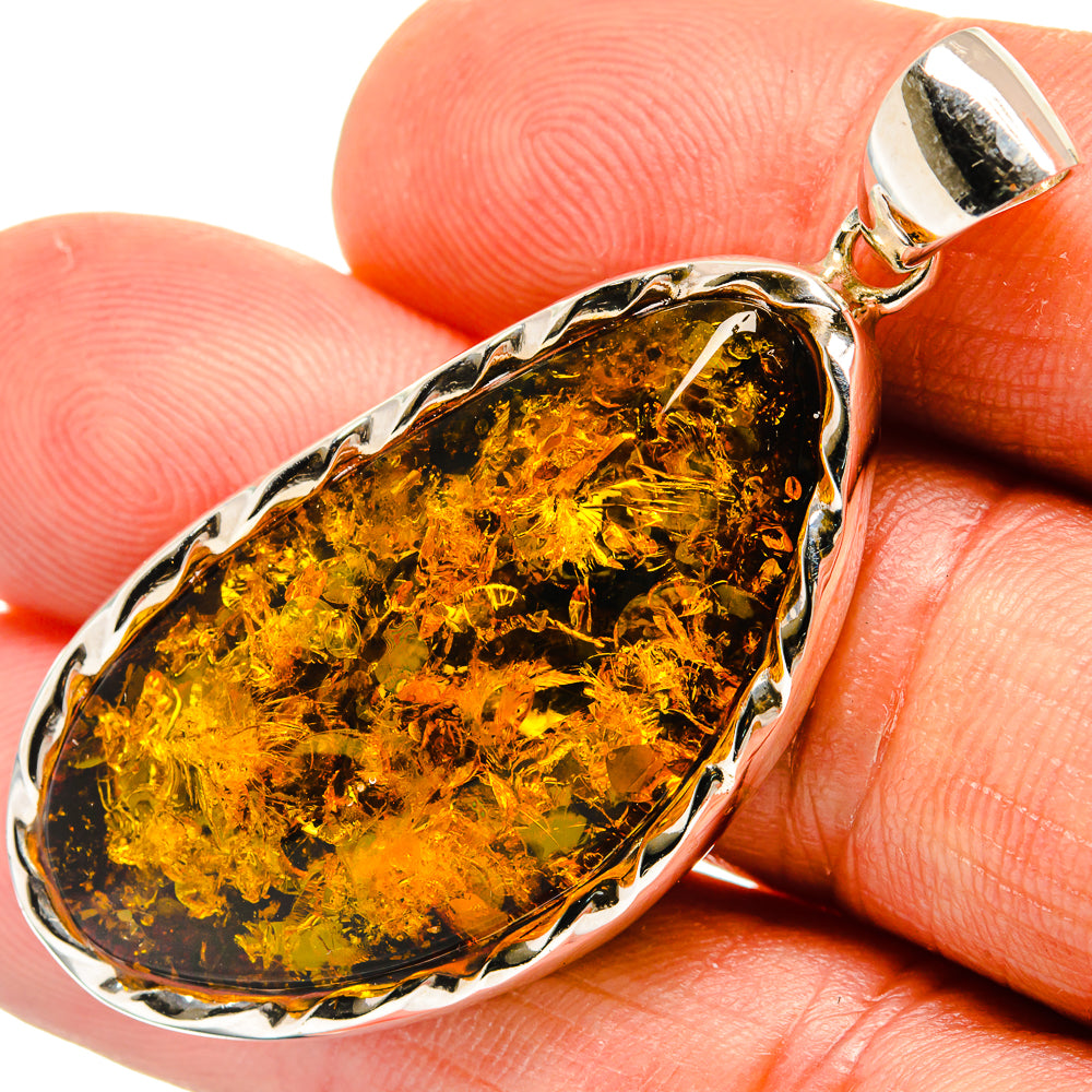 Baltic Amber Pendants handcrafted by Anasilvercos - PD26095