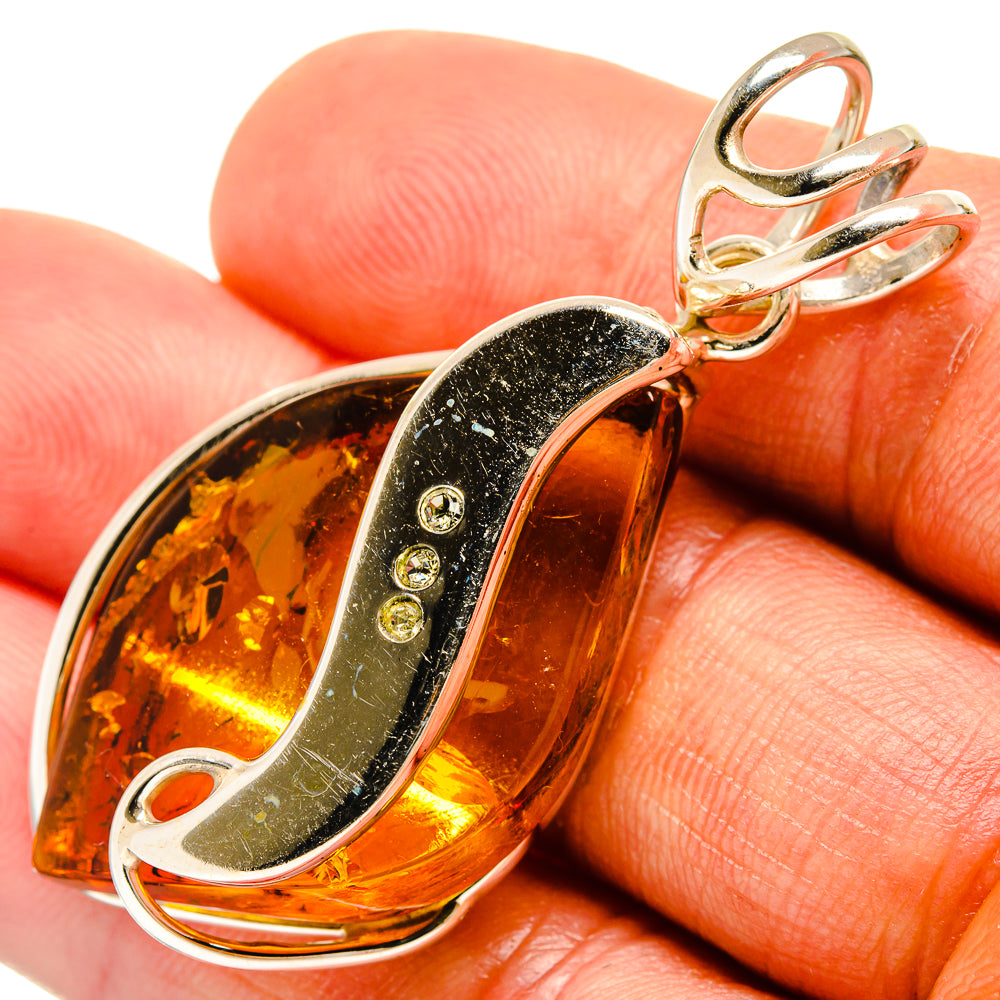 Baltic Amber Pendants handcrafted by Anasilvercos - PD26096