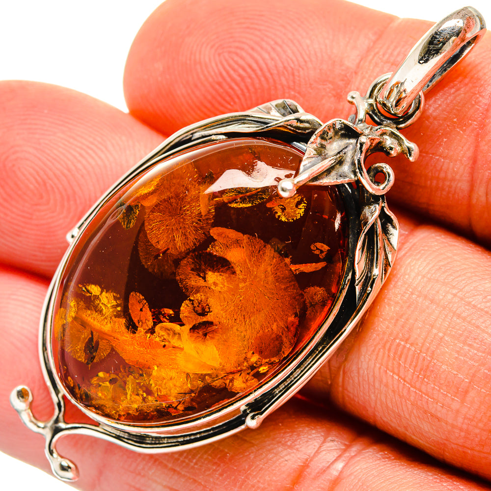 Baltic Amber Pendants handcrafted by Anasilvercos - PD26100