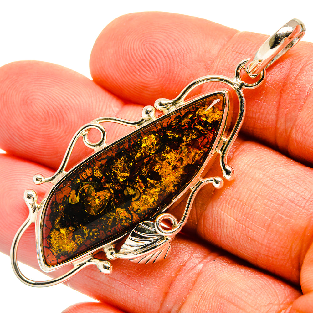 Baltic Amber Pendants handcrafted by Anasilvercos - PD26103