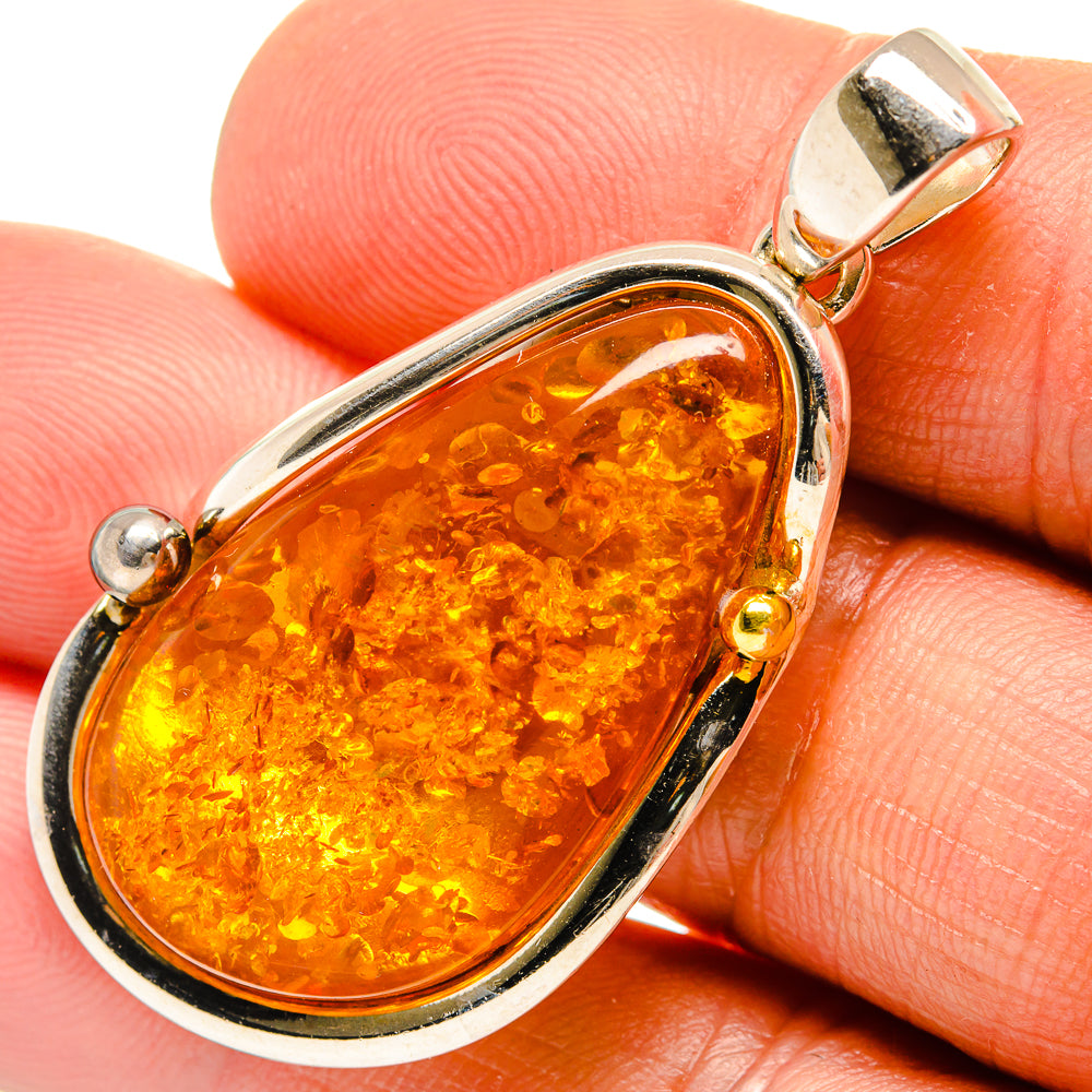 Baltic Amber Pendants handcrafted by Anasilvercos - PD26108