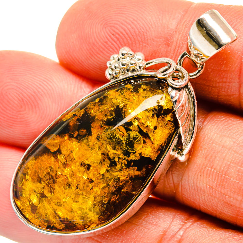 Baltic Amber Pendants handcrafted by Anasilvercos - PD26110