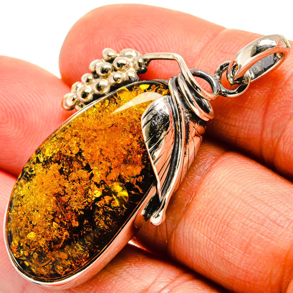 Baltic Amber Pendants handcrafted by Anasilvercos - PD26111