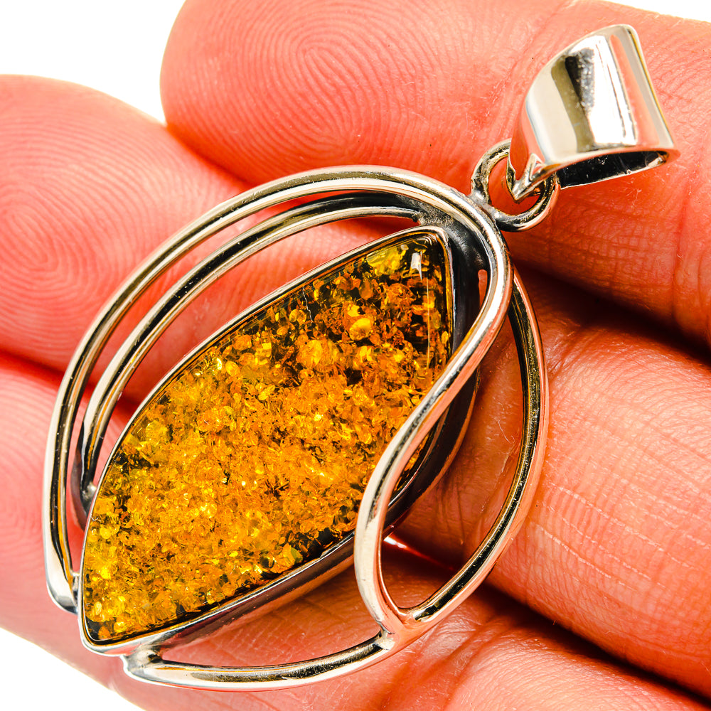 Baltic Amber Pendants handcrafted by Anasilvercos - PD26113