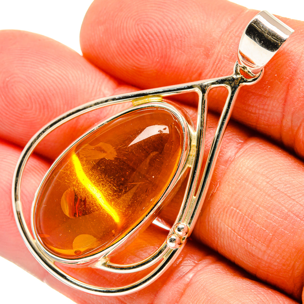 Baltic Amber Pendants handcrafted by Anasilvercos - PD26114