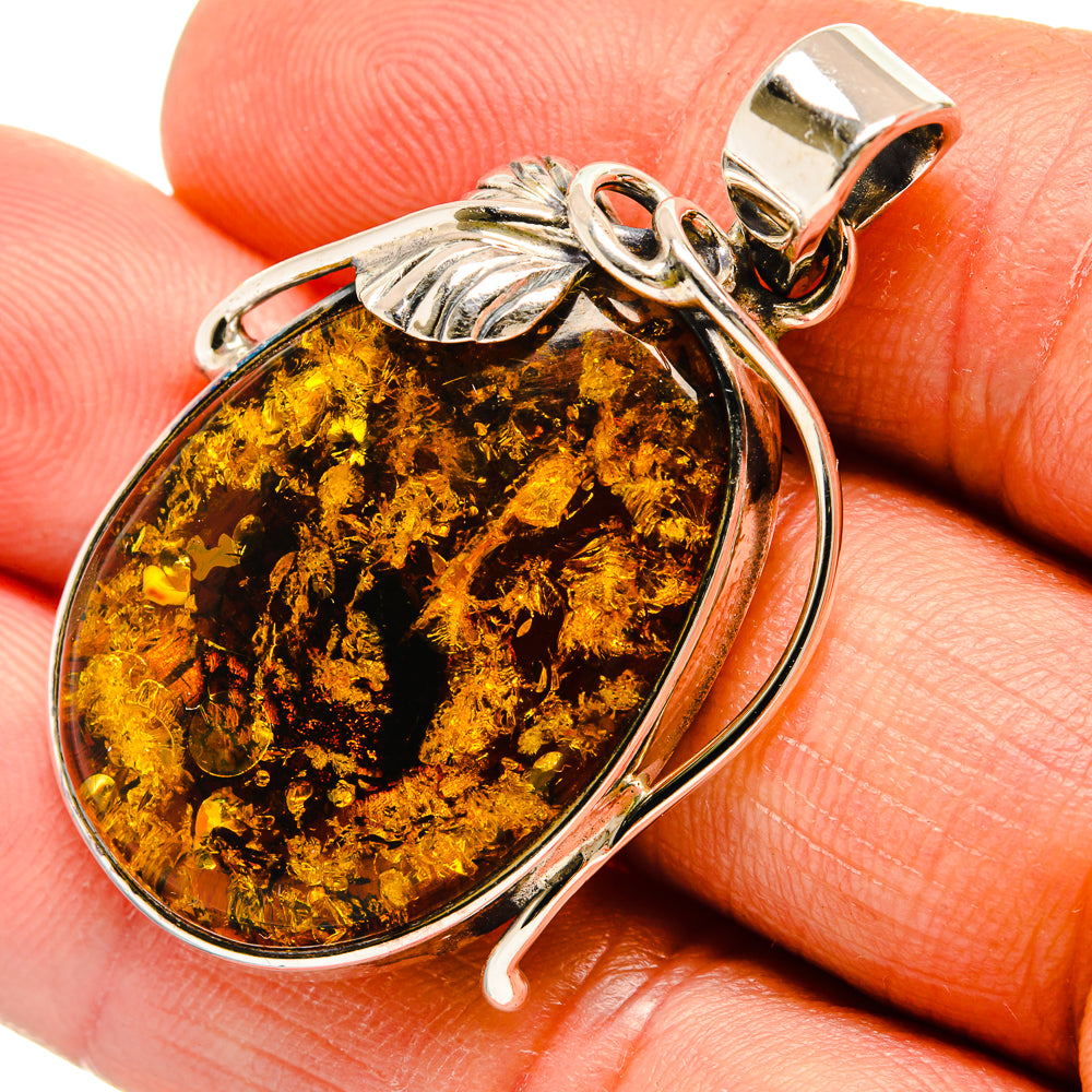 Baltic Amber Pendants handcrafted by Anasilvercos - PD26116