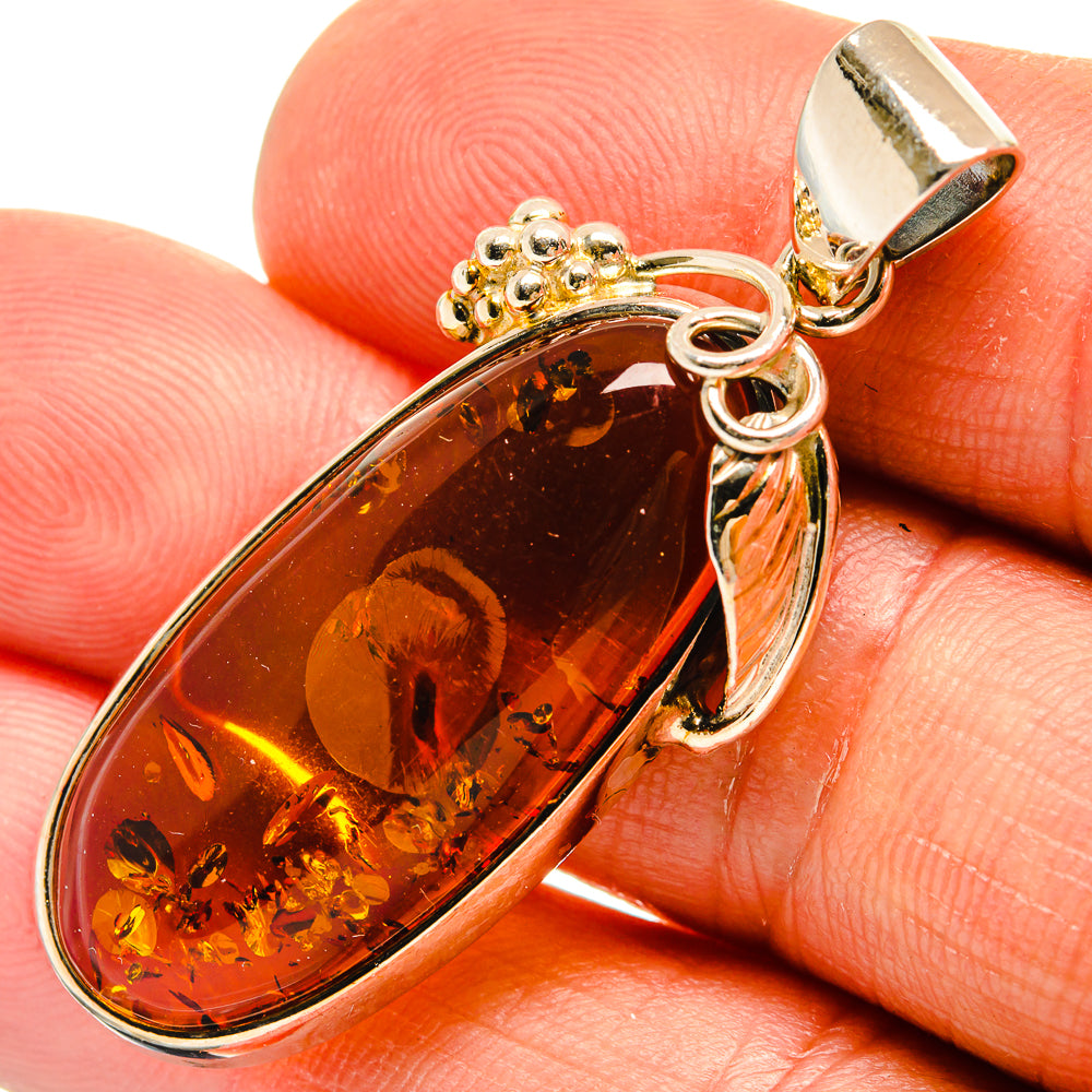 Baltic Amber Pendants handcrafted by Anasilvercos - PD26117