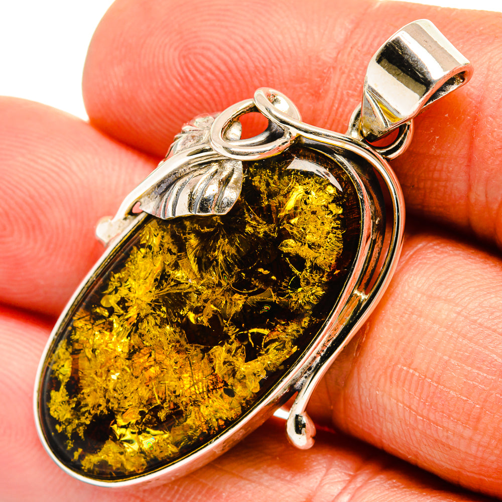 Baltic Amber Pendants handcrafted by Anasilvercos - PD26124