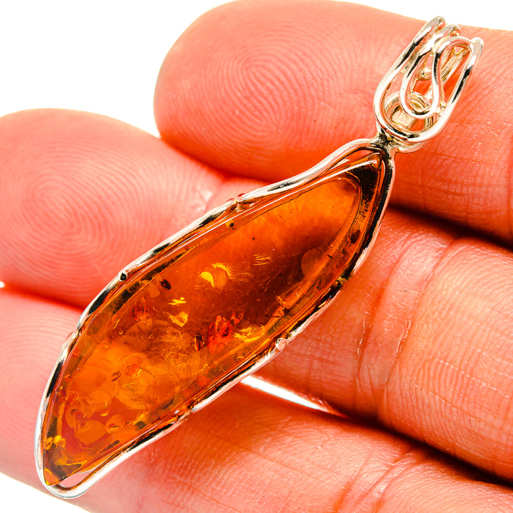 Baltic Amber Pendants handcrafted by Anasilvercos - PD26127