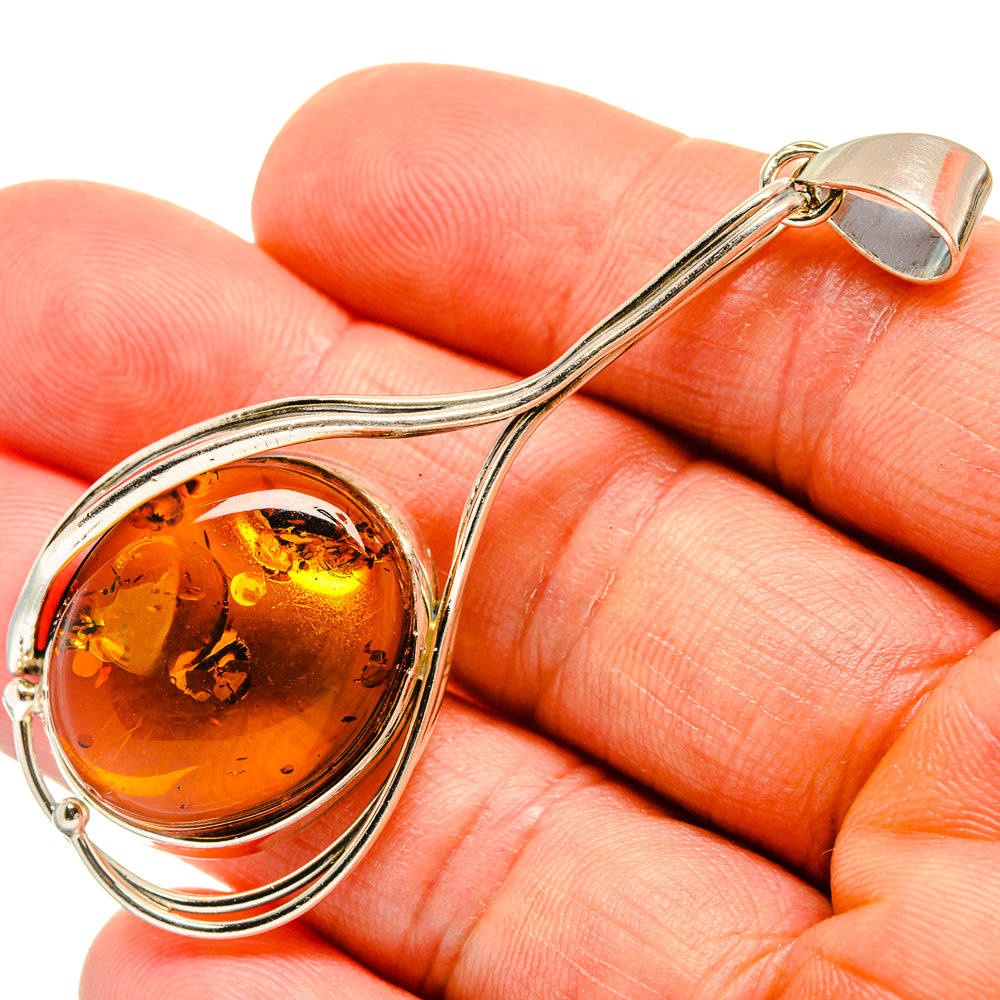 Baltic Amber Pendants handcrafted by Anasilvercos - PD26131