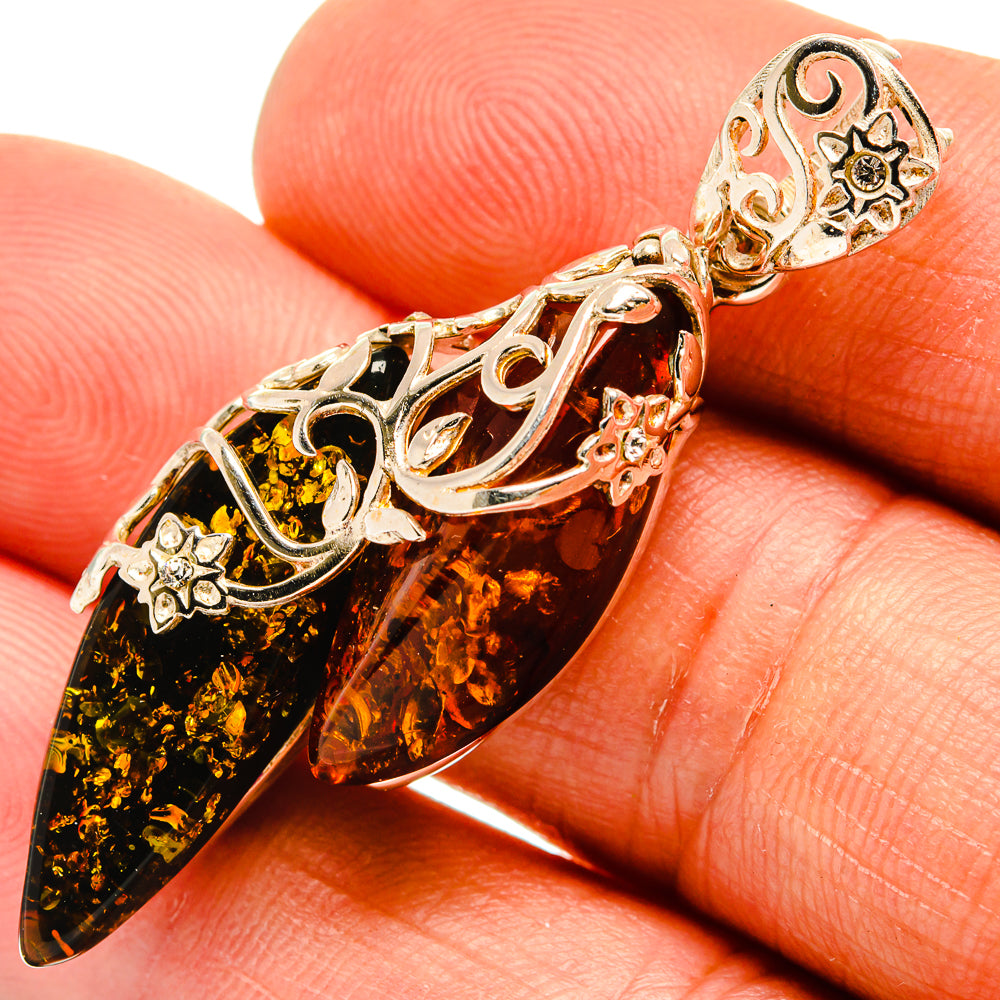 Baltic Amber Pendants handcrafted by Anasilvercos - PD26133