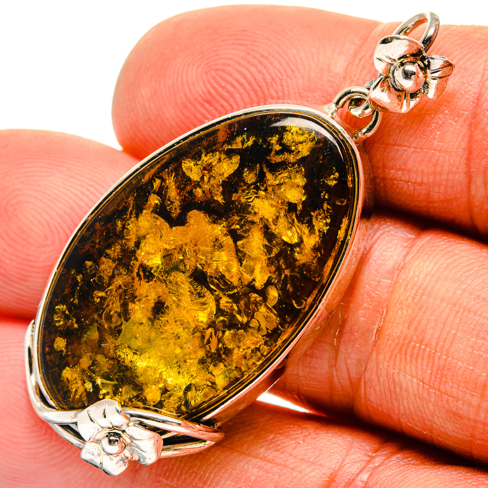 Baltic Amber Pendants handcrafted by Anasilvercos - PD26137
