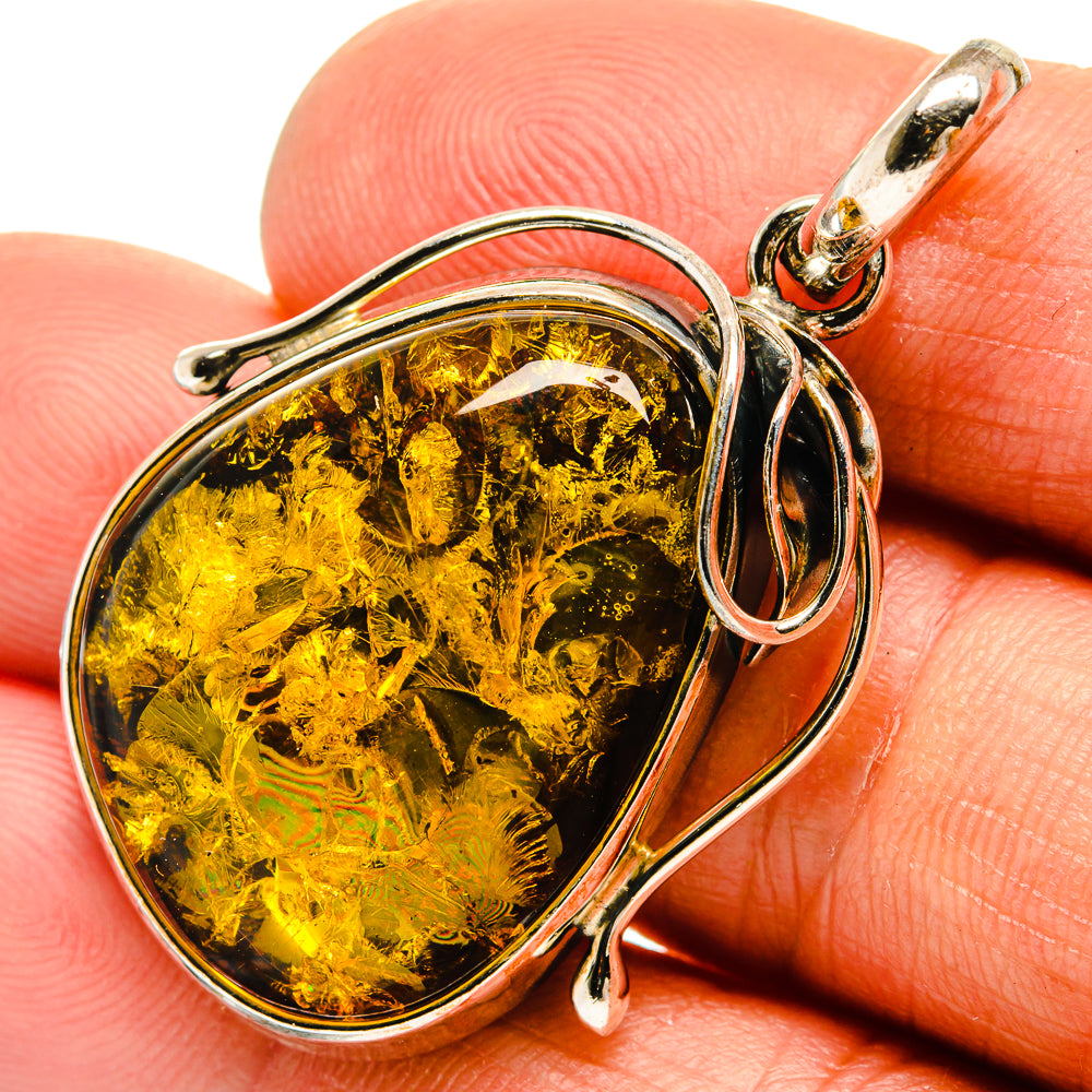 Baltic Amber Pendants handcrafted by Anasilvercos - PD26139
