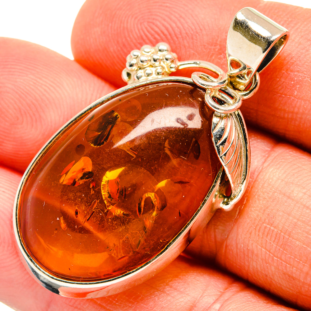 Baltic Amber Pendants handcrafted by Anasilvercos - PD26156