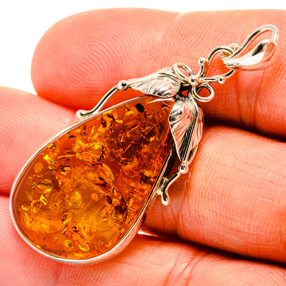 Baltic Amber Pendants handcrafted by Anasilvercos - PD26157