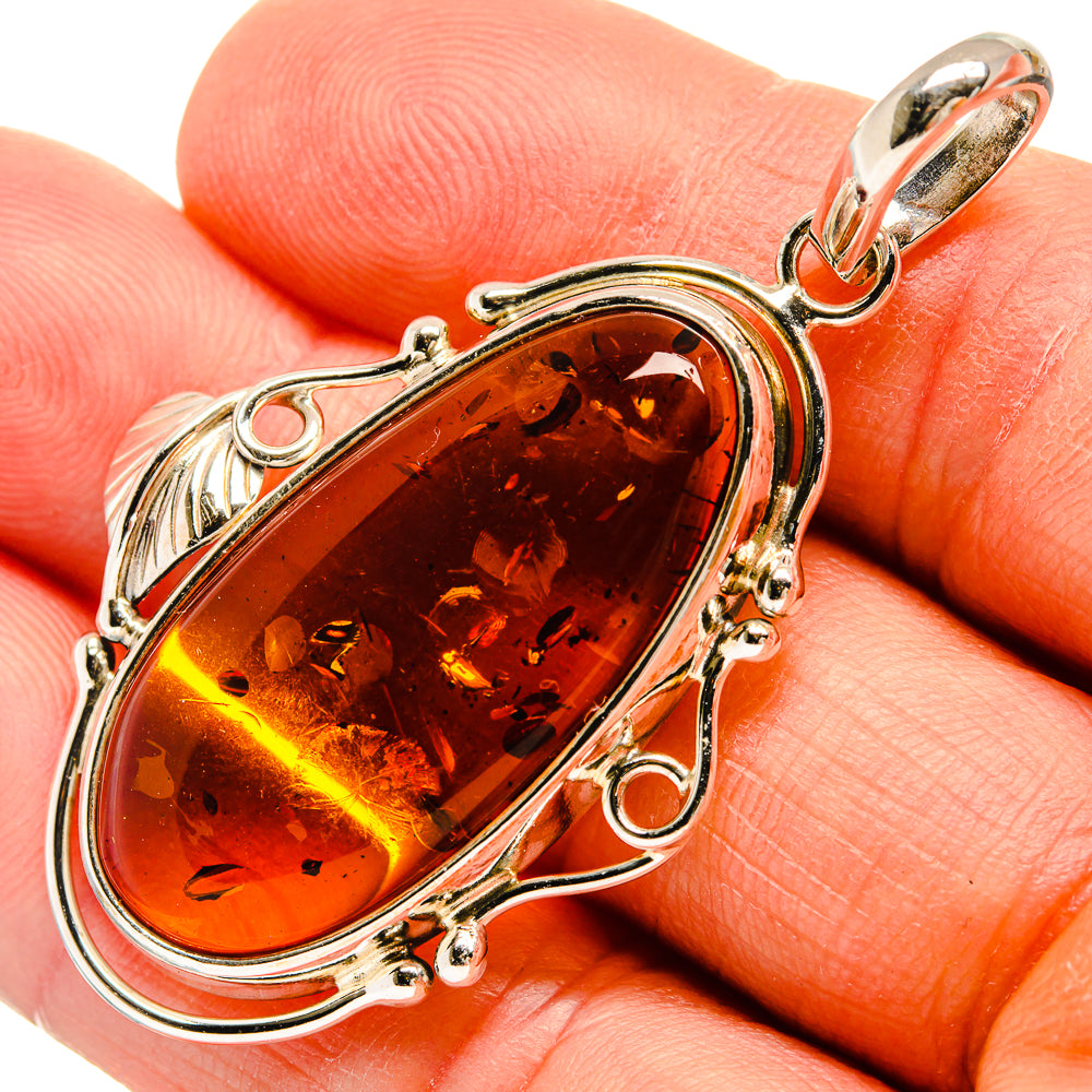 Baltic Amber Pendants handcrafted by Anasilvercos - PD26166