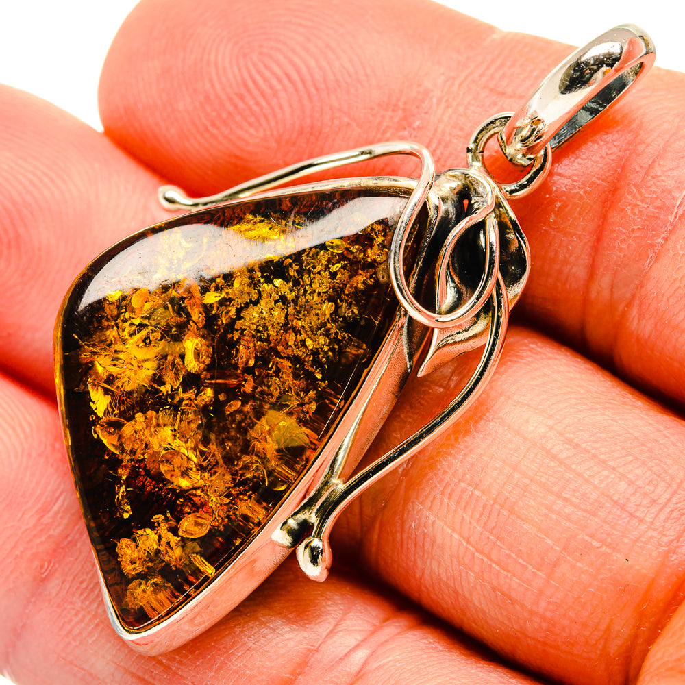 Baltic Amber Pendants handcrafted by Anasilvercos - PD26168
