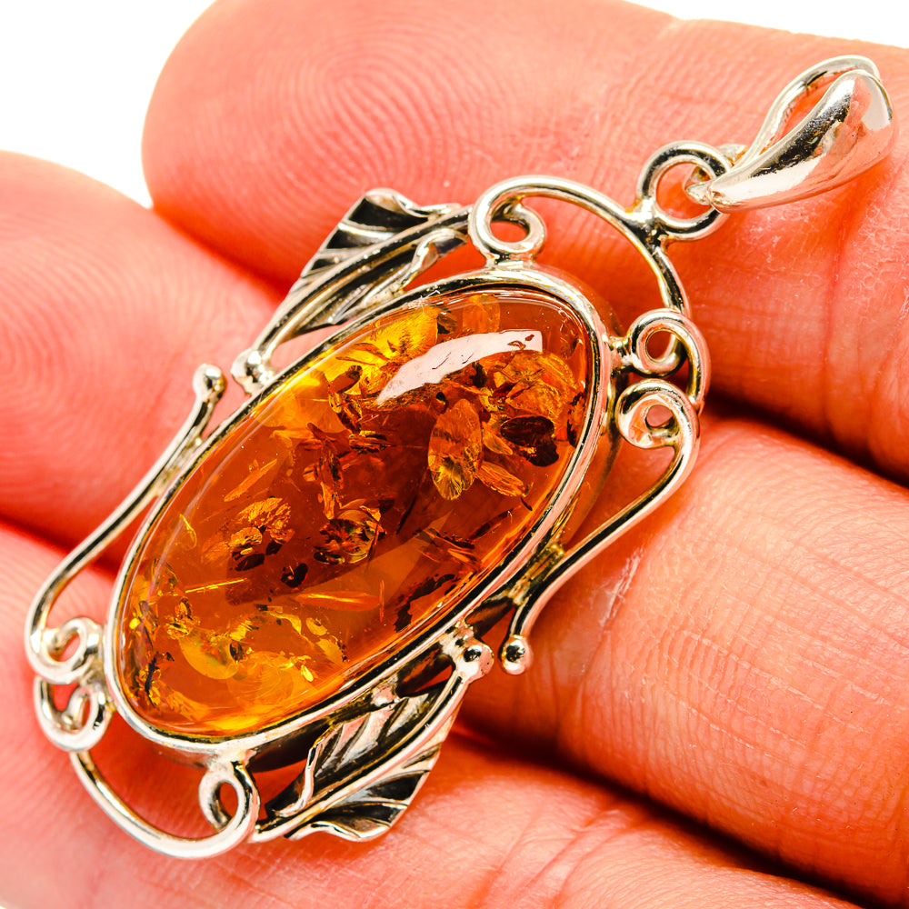 Baltic Amber Pendants handcrafted by Anasilvercos - PD26175