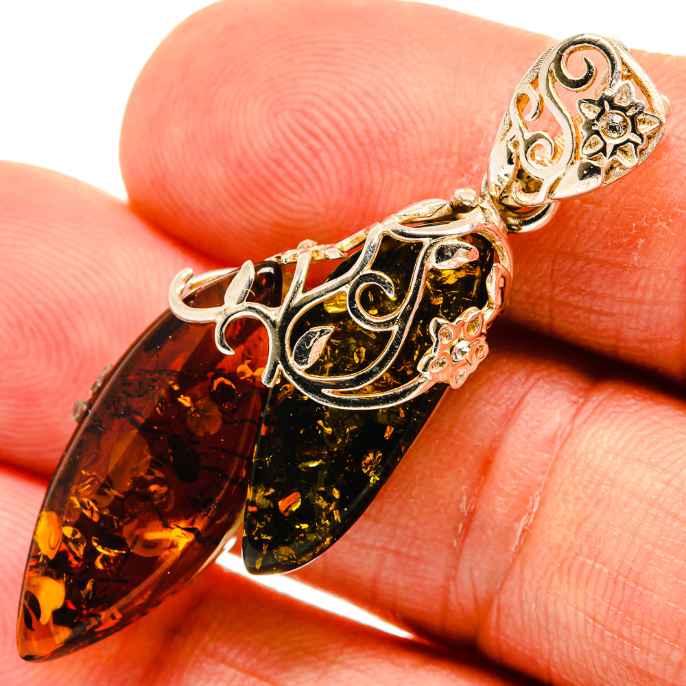 Baltic Amber Pendants handcrafted by Anasilvercos - PD26189