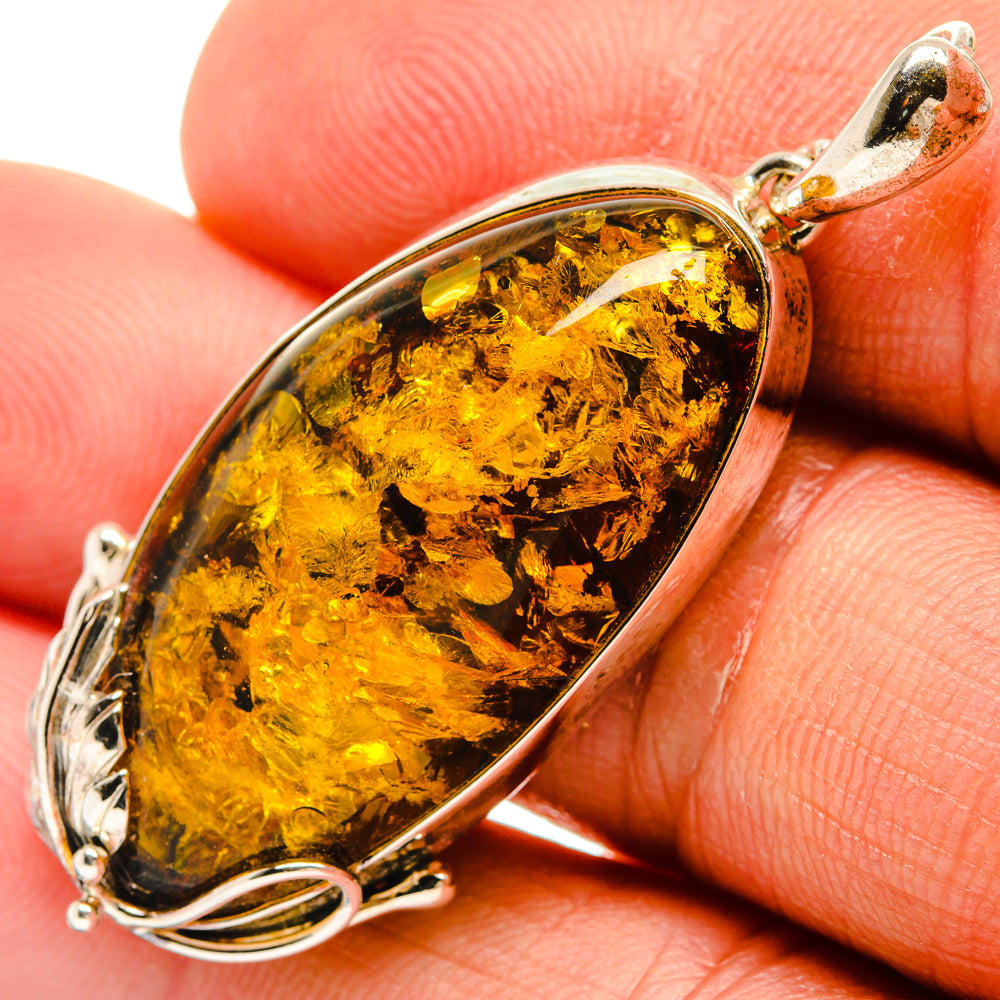 Baltic Amber Pendants handcrafted by Anasilvercos - PD26190