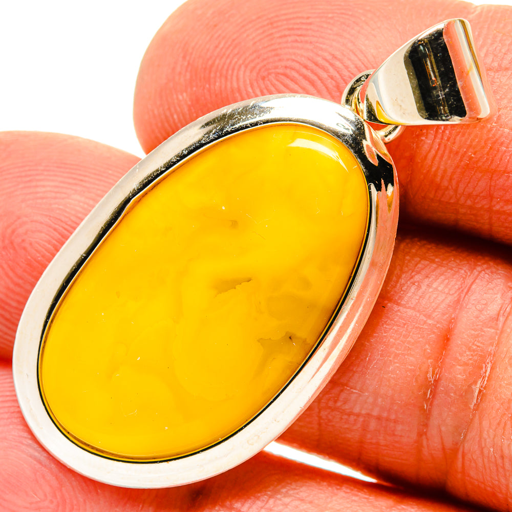 Baltic Amber Pendants handcrafted by Anasilvercos - PD26201
