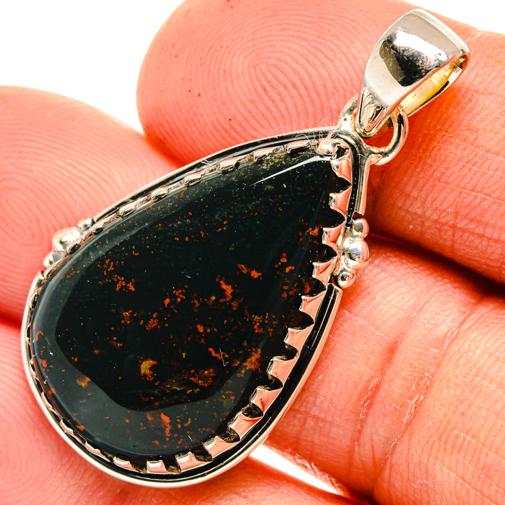 Bloodstone Pendants handcrafted by Anasilvercos - PD26243