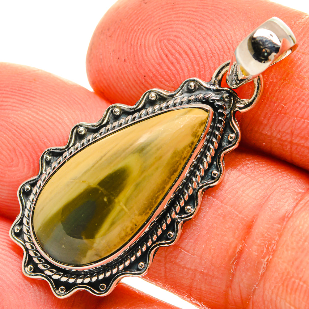 Polychrome Jasper Pendants handcrafted by Anasilvercos - PD26245